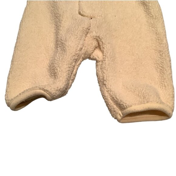 Carters Baby Hooded Yellow Fleece Footless Romper 3-6M With Embroidered Duck - Picture 4 of 14